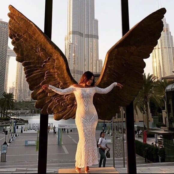 White long glittering dress - Picture 1 of 11